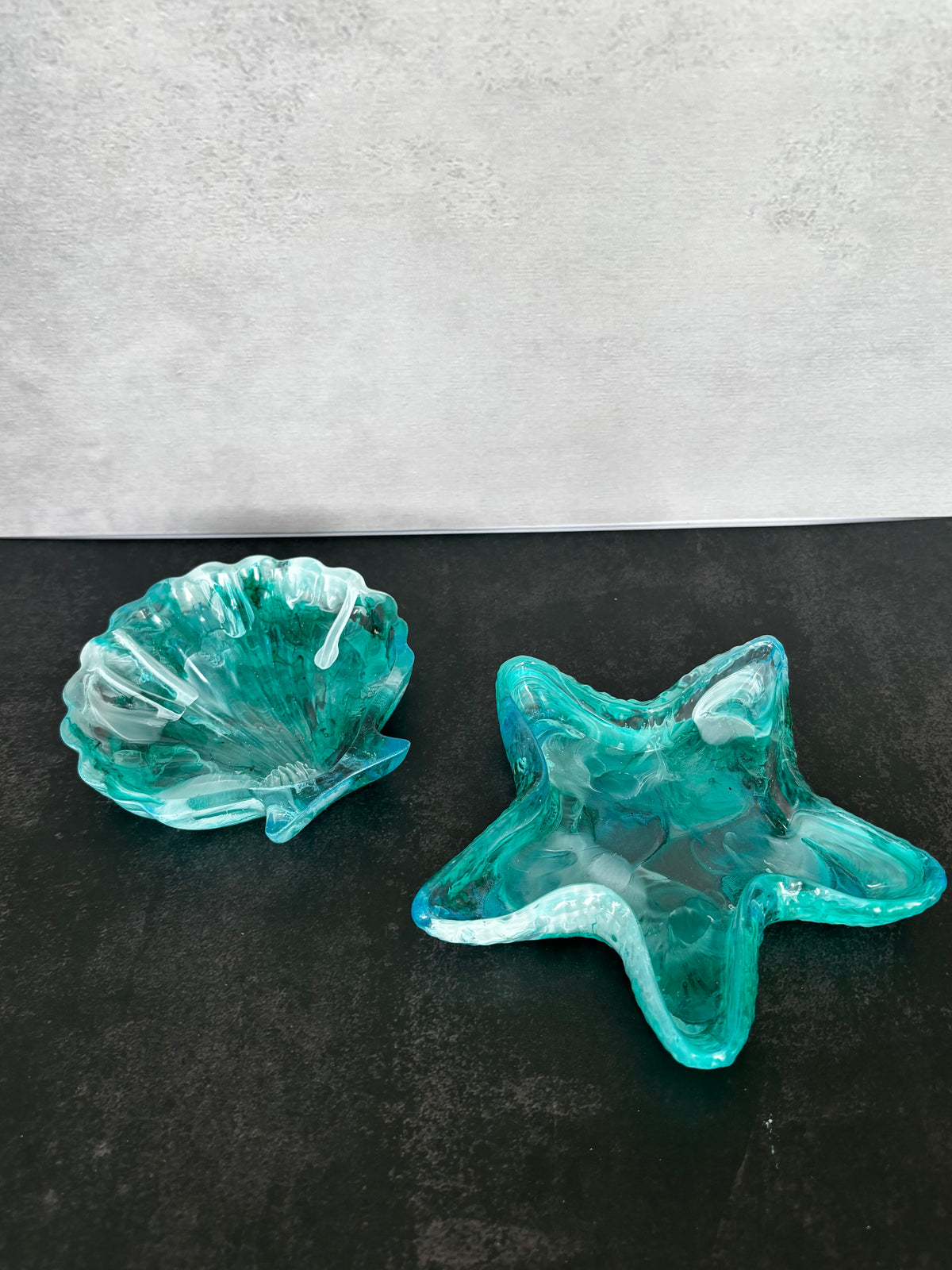 Shell & Starfish Trinket Dish Set - Resin