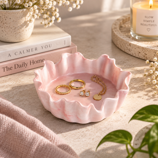 Ruffled Trinket Dish
