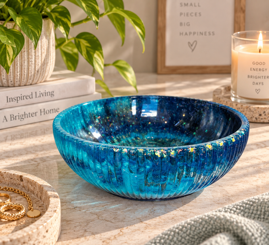 Ribbed Shimmer Bowl