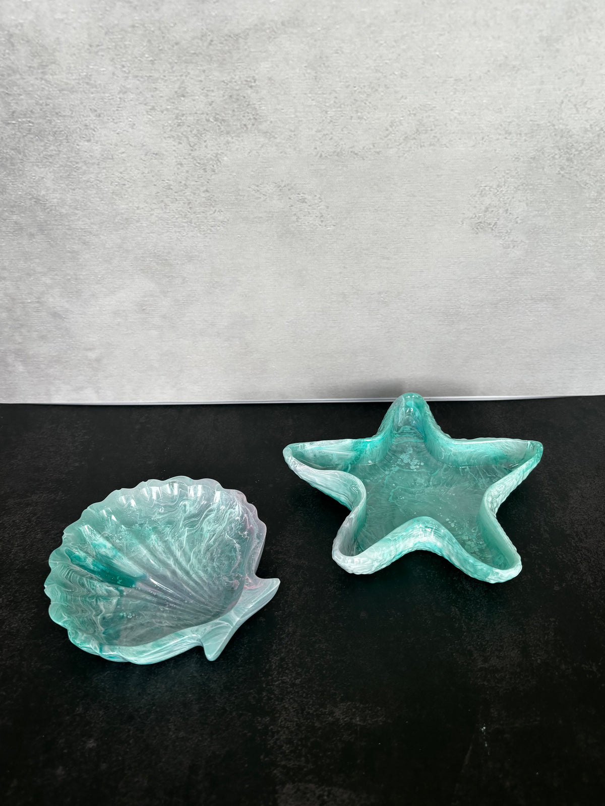 Shell & Starfish Trinket Dish Set - Resin