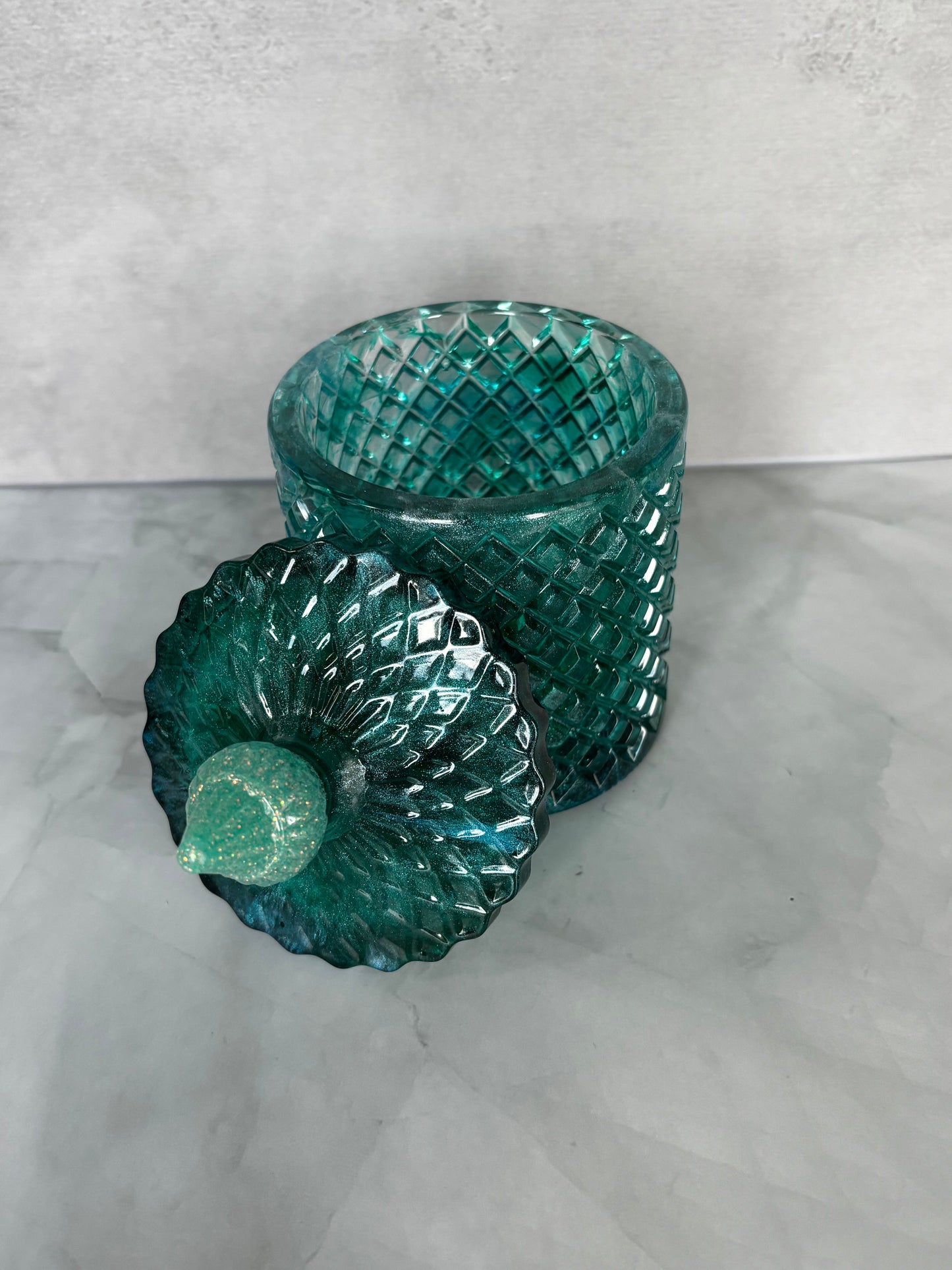Aqua Stardust Crystal Jar