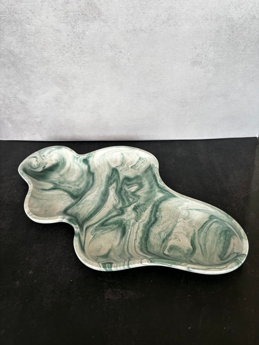 Riverstone Organic Tray handcrafted organic decorative catchall by Stillflow Creations