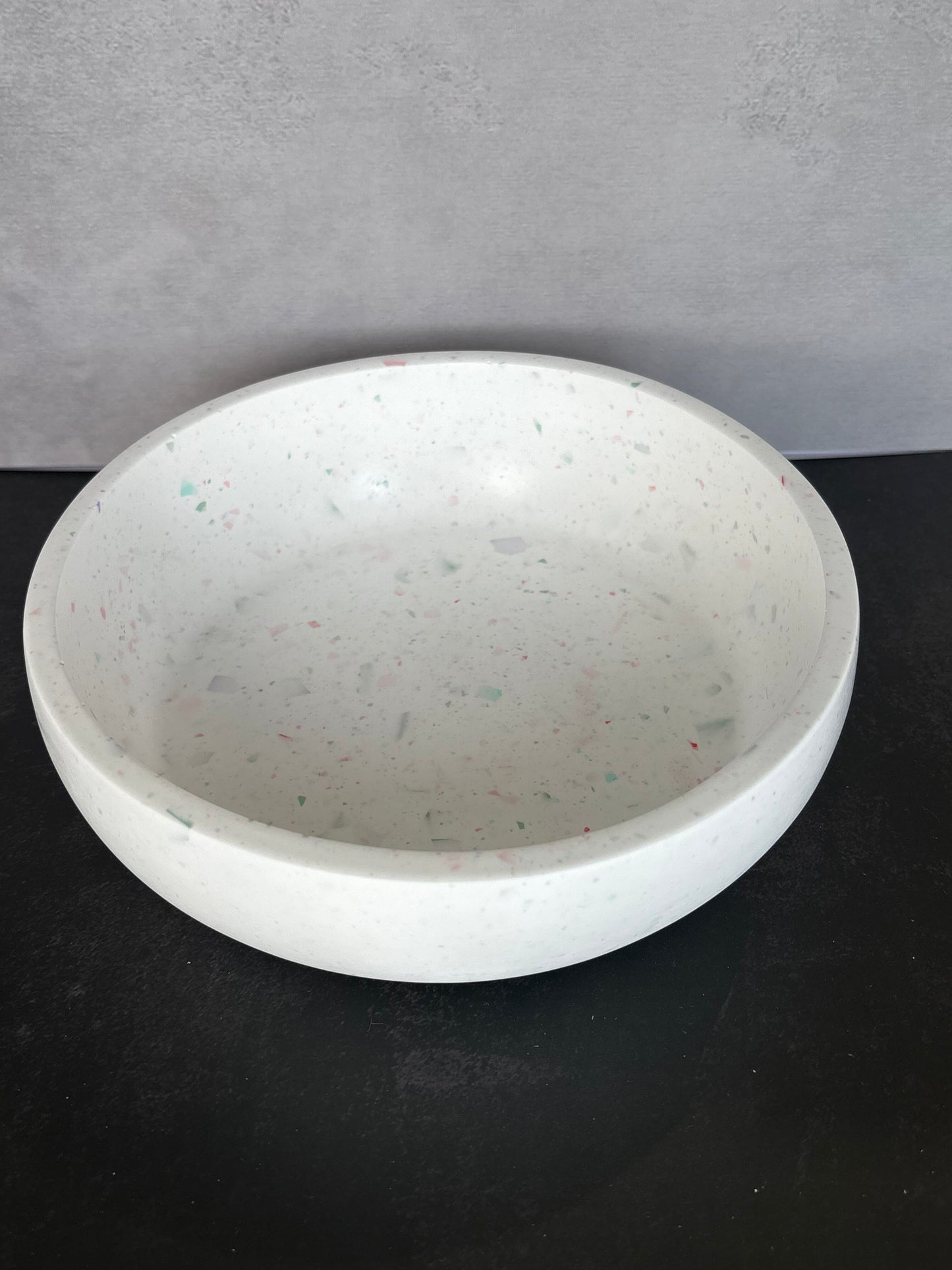 Confetti Terrazzo Bowl handcrafted terrazzo-inspired decorative bowl by Stillflow Creations